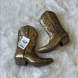 Sterling River Boots Women Metallic Gold